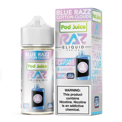 Raz x Pod Blue Razz Cotton Clouds | 100ml