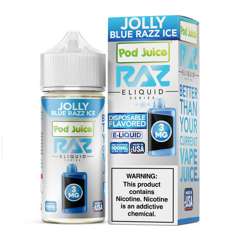 Raz x Pod Jolly Blue Razz Ice | 100ml