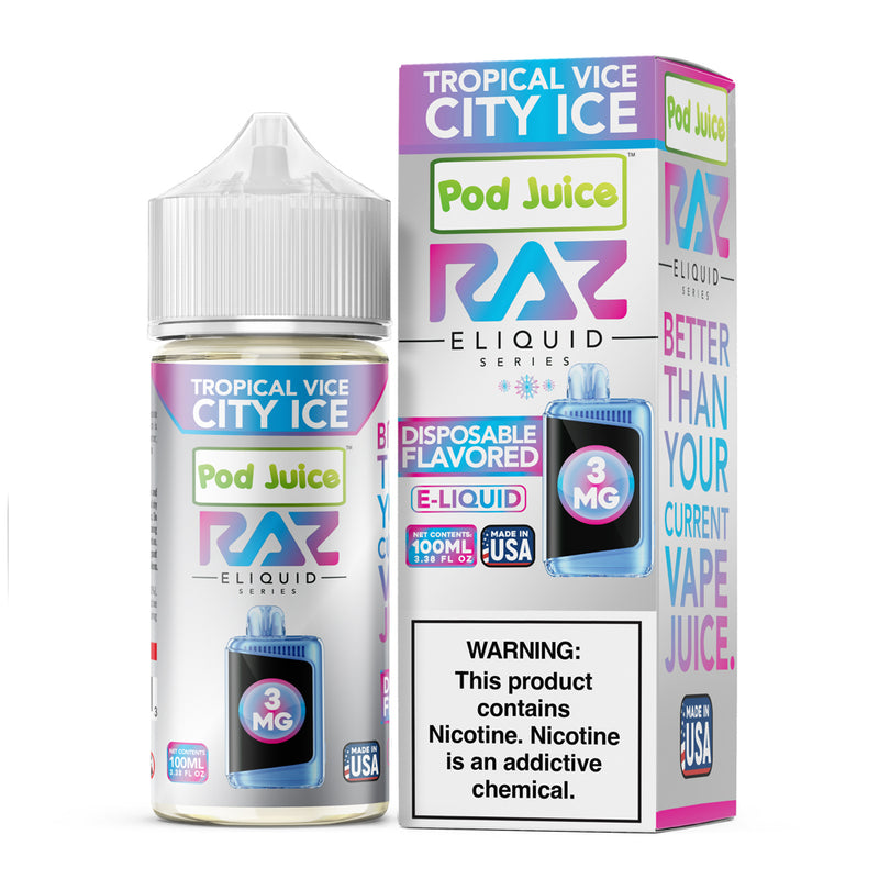 Raz x Pod Tropical Vice City Ice | 100ml