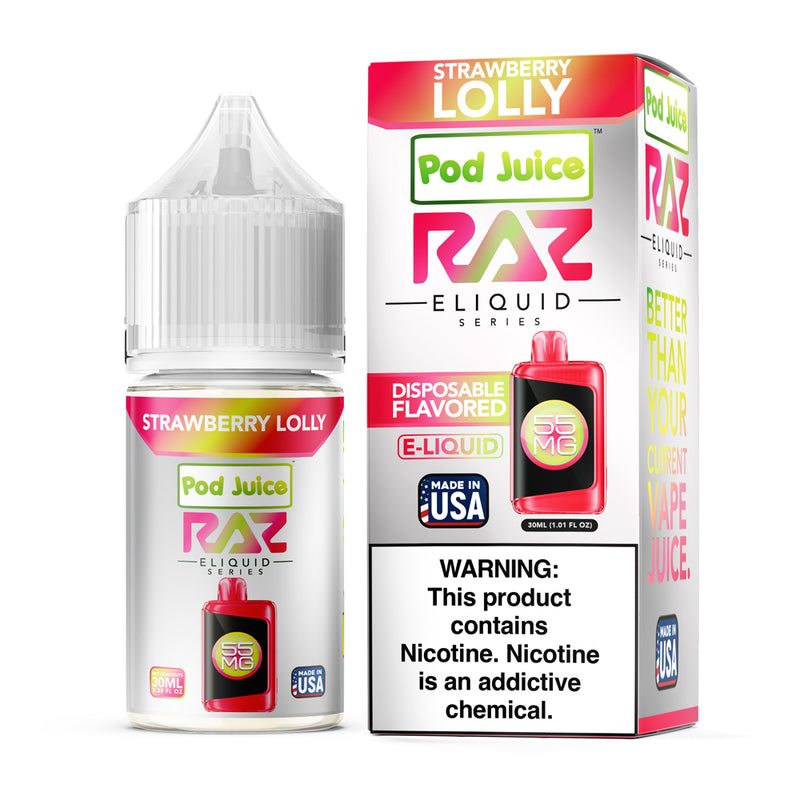 Raz x Pod Strawberry Lolly | 30ml