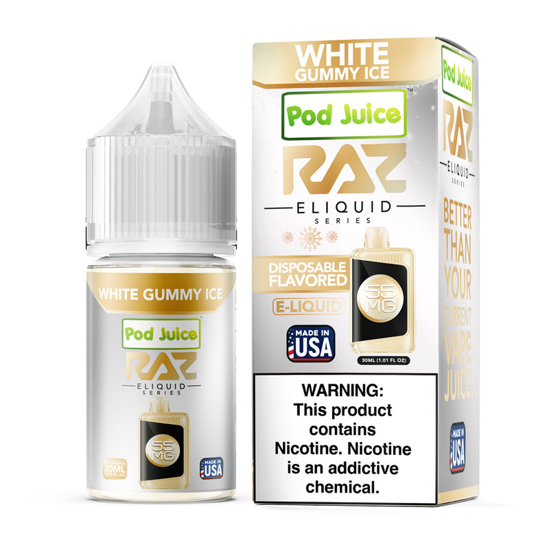 Raz x Pod White Gummy Ice | 30ml